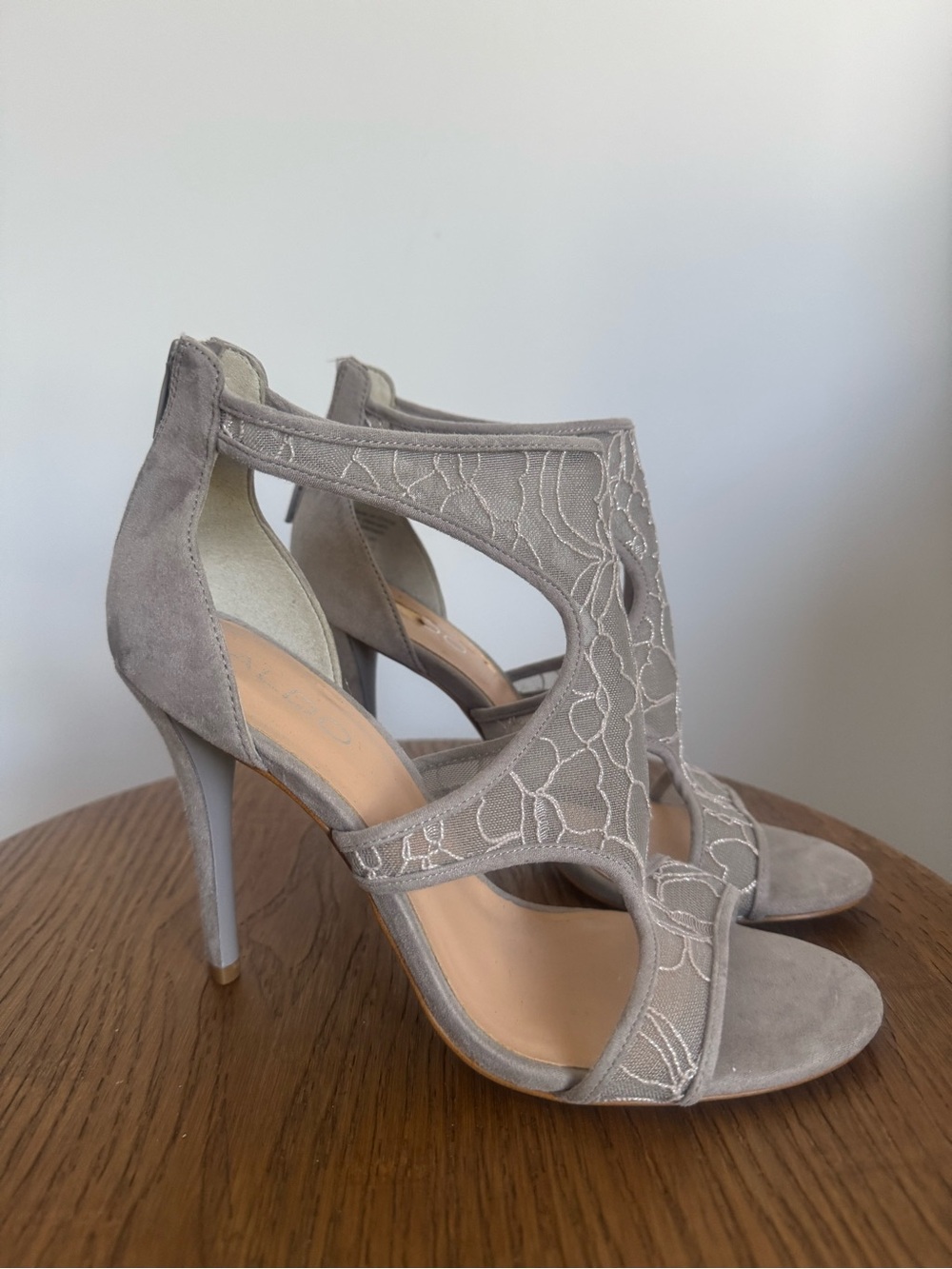 Aldo heels gray 8 - Picture 4 of 12